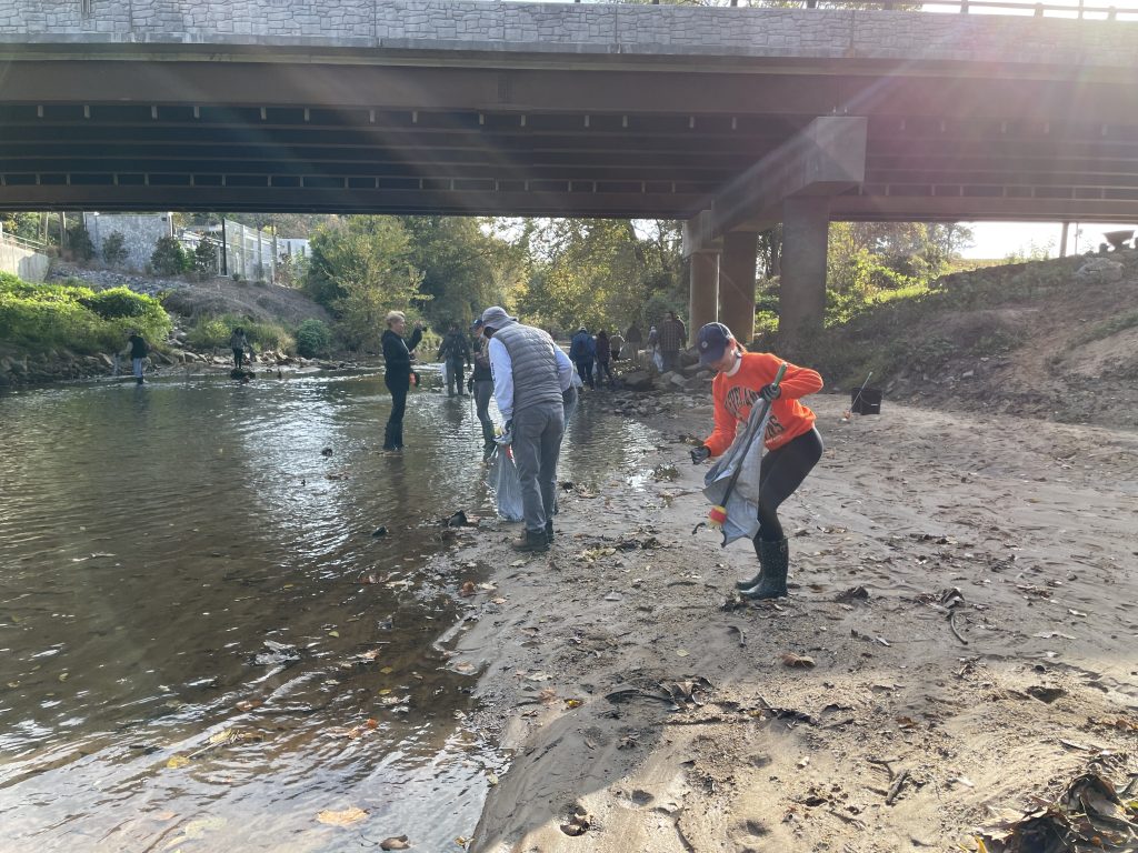 river cleanup team