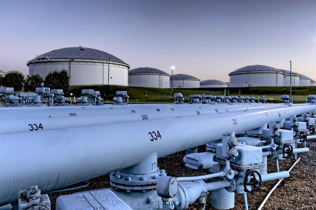 oil and gas storage tanks